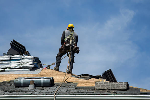 Professional Flat Roof Repair technician working in Decatur, TX